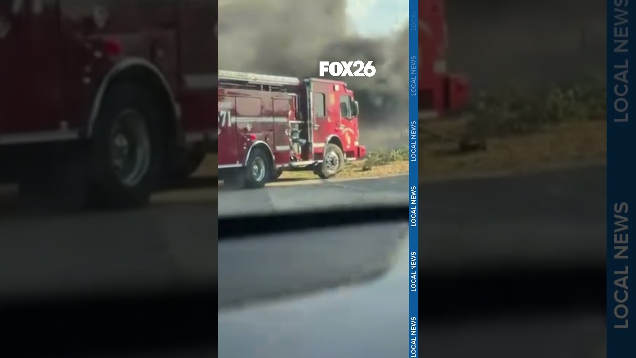 Several boats damaged in grass fire in Fresno County