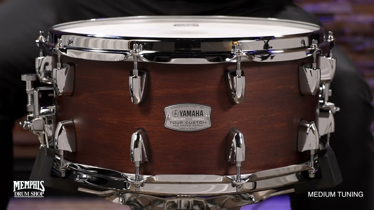 Yamaha 14x6.5 Tour Custom Maple Snare Drum - Chocolate Satin (TMS1465CHS)