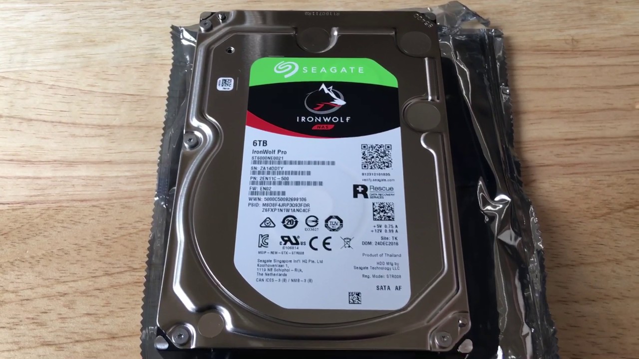 IronWolf Pro 6TB 7200 RPM 256MB Cache NAS Seagate HD Overview 6-14-17