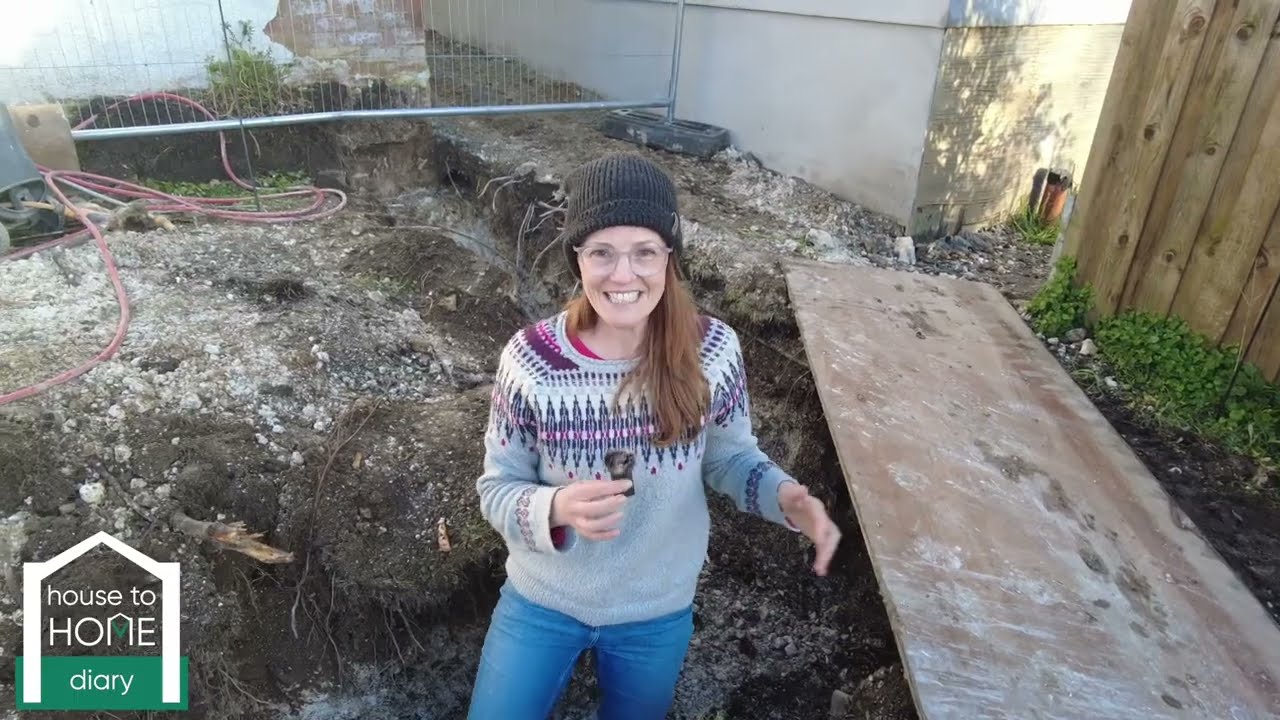 Foundations on Chalk - Building an Extension on House to Home Diary