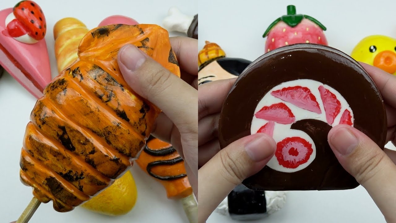 Clay Cracking Compilation #85 (점토 부수기 クレイクラッキング slime asmr)