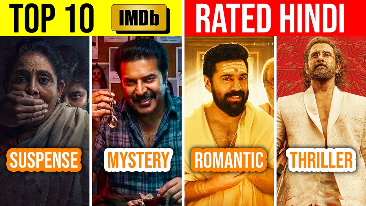 Top 10 Highest Rated South Indian Hindi Dubbed Movies on IMDb 2026 | Part 1