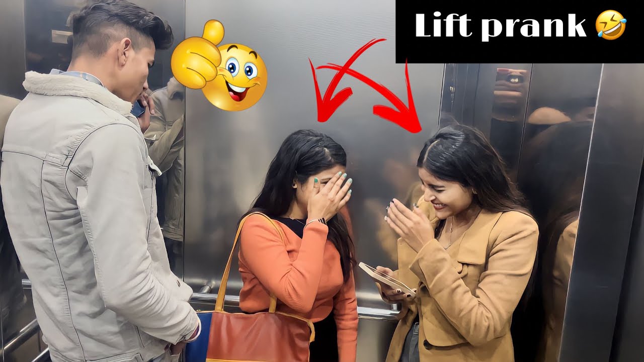 पापा मैं सख्त लौंडा हूं || funny lift prank 🤣 || squad prank ||