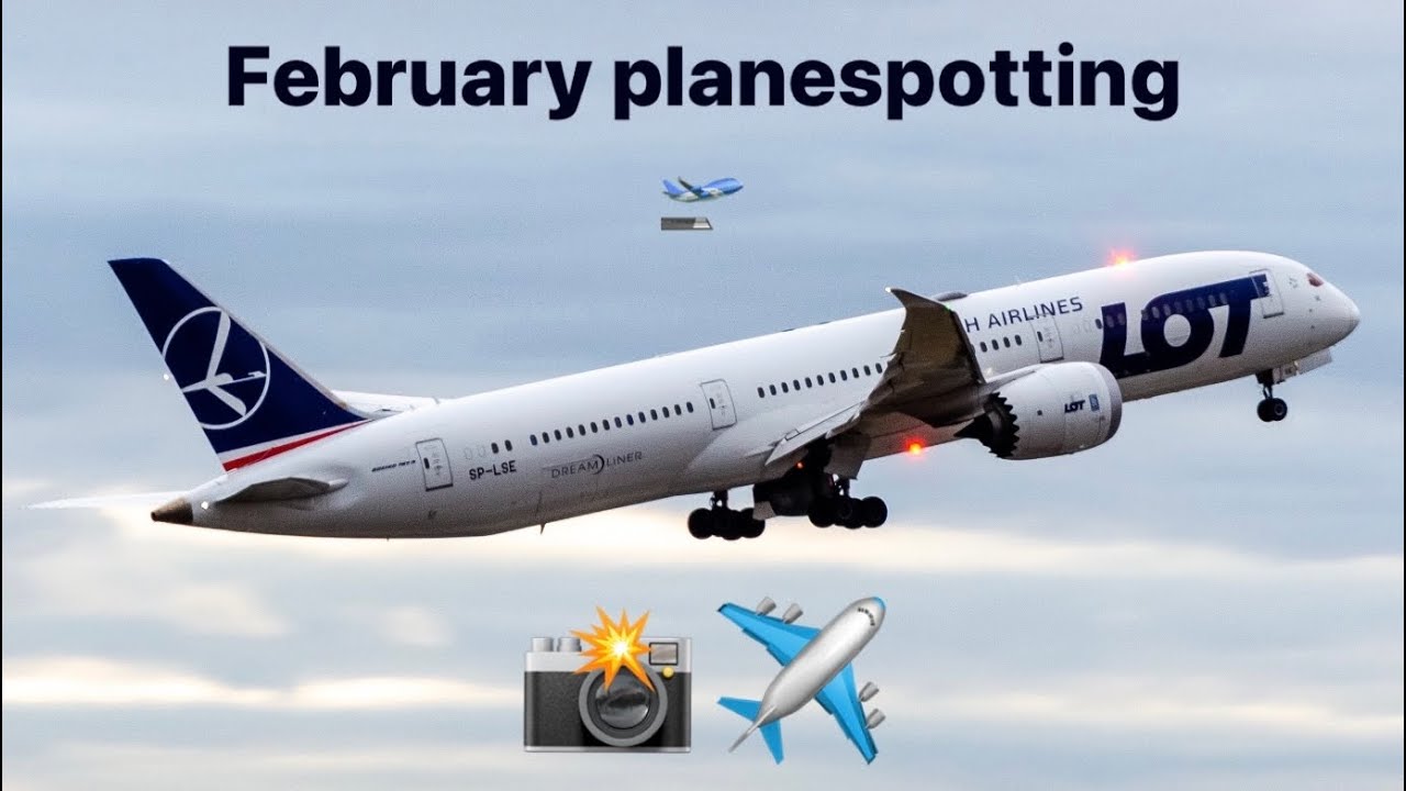 Gloomy February Planespotting at Wrocław/EPWR (incl. B789) ✈️
