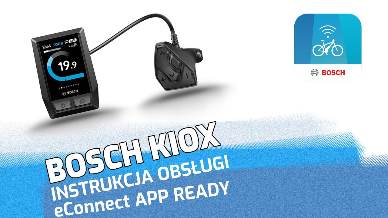 Bosch Kiox - instrukcja obsługi wyświetlacza (eConnect)
