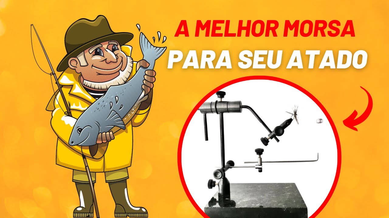 Morsa para Atado de moscas e fabricação de jig e iscas artificiais fly fishing fly tying  AMAZONAS