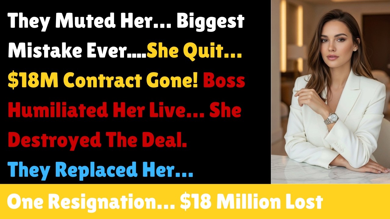 My Boss Muted Me In A Meeting… So I Ended An $18 Million Contract The Next Day