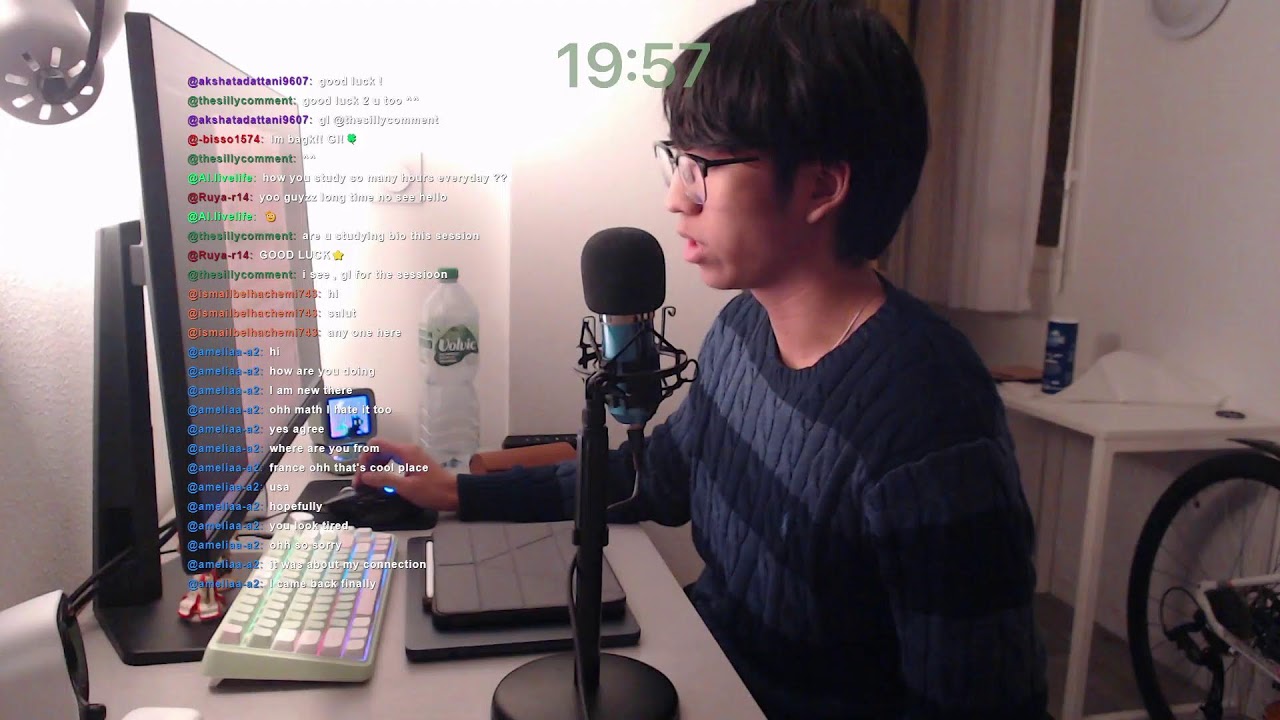 study with me live pomodoro | 7 hours
