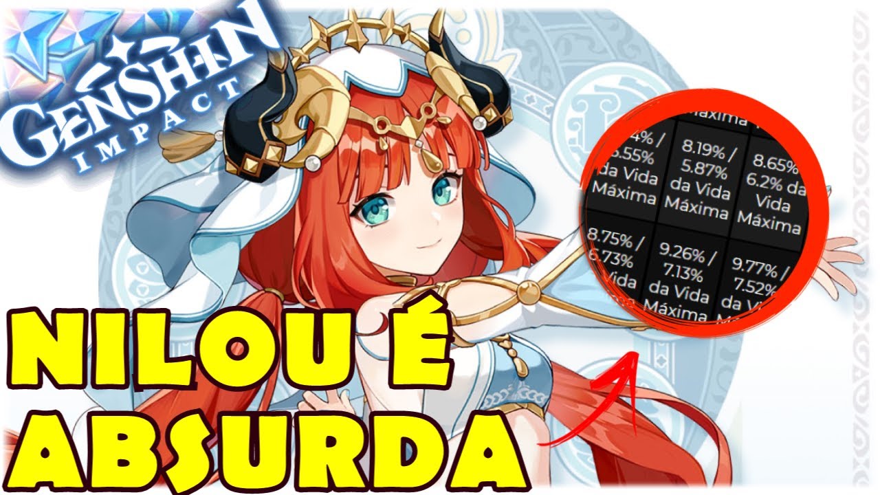 NILOU MUDA TUDO! COMBINAÇÃO PERFEITA COM DENDRO - GENSHIN IMPACT