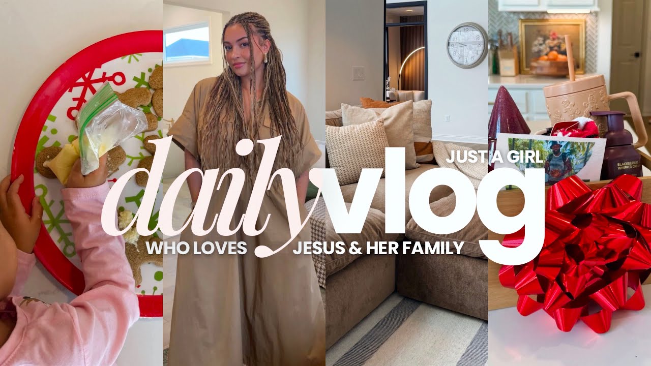 DAILY VLOG| Modest Dress Haul + Living Room Reveal + Gingerbread Cookies & Becoming “That” Neighbor
