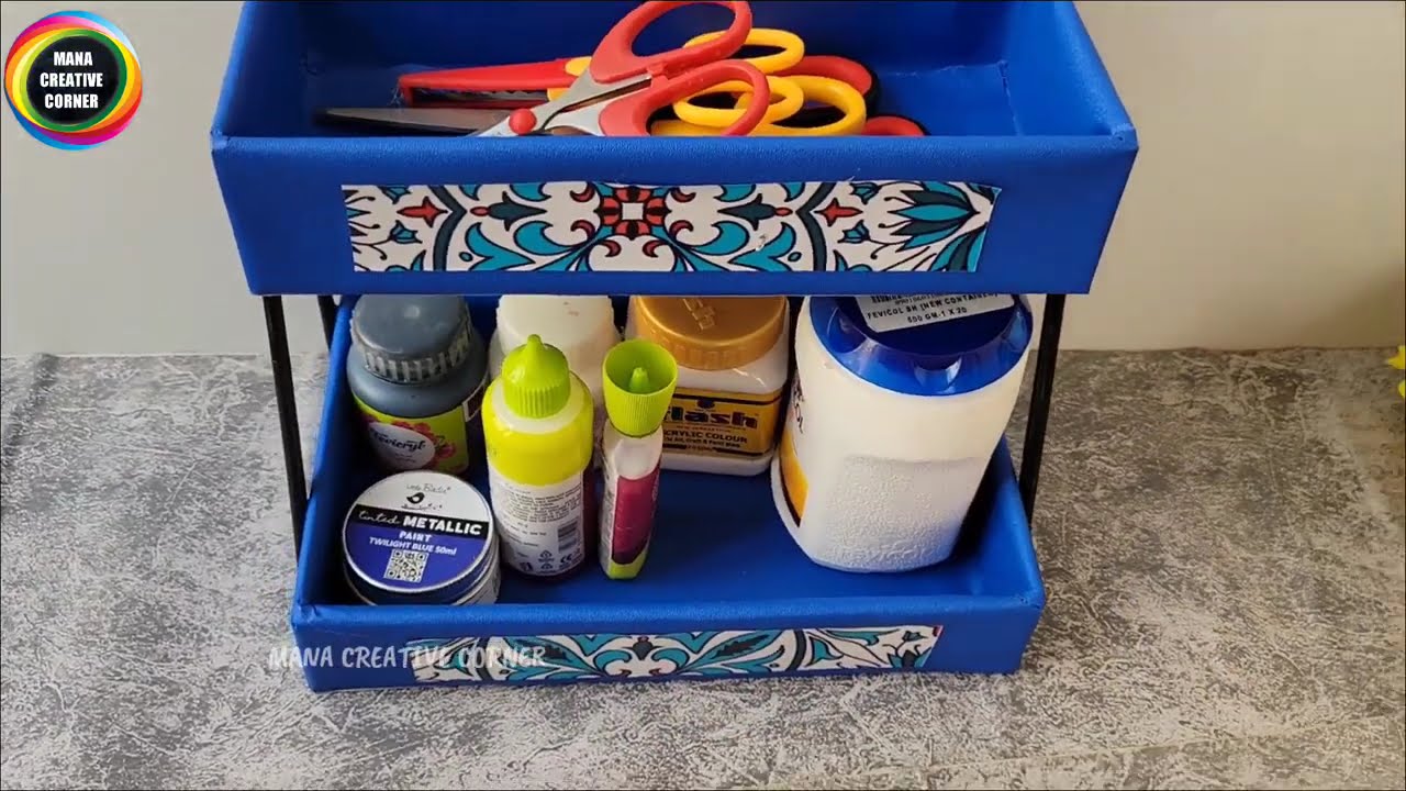 2 SIMPLE DIY ORGANIZERS FOR STORAGE WITH EMPTY CARDBOARD BOXES | 2 CARDBOARD BOXES CRAFT IDEAS