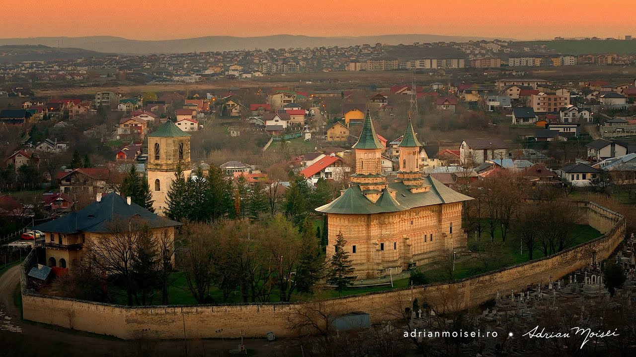 Mănăstirea Galata Iași, 440 ani de istorie, filmare din dronă 4K