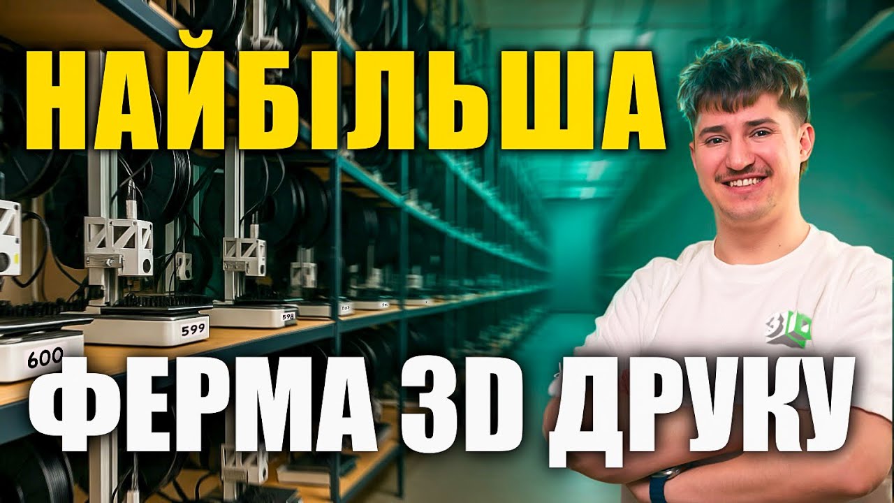 Як Працює НАЙБІЛЬША 3D ДРУКАРНЯ України? 1,500,000 Друків На Місяць