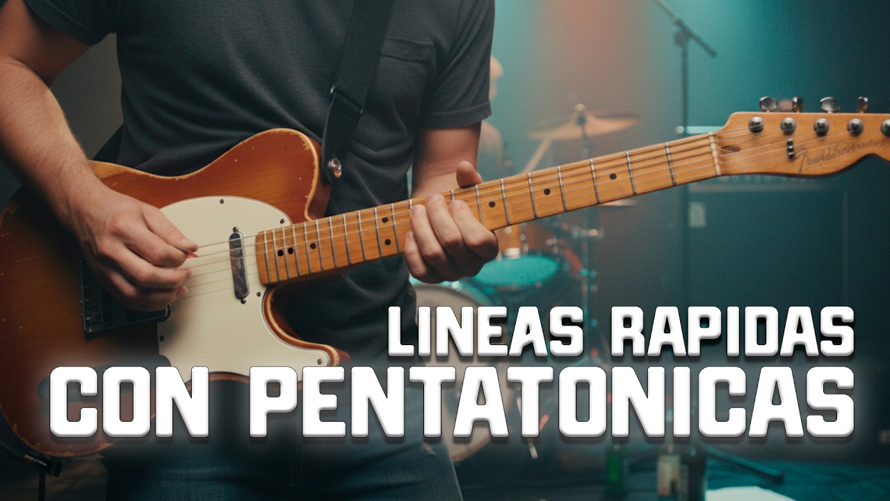Como tocar Líneas Rápidas con Pentatónicas en tus SOLOS