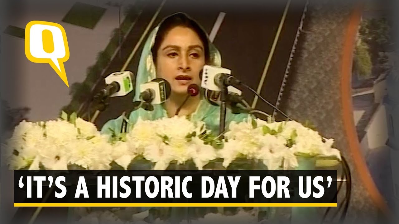 Kartarpur Corridor Can Help Bring down Hatred Between India and Pakistan: Harsimrat Kaur Badal