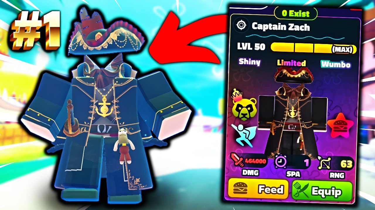I Found the #1 SHINY WUMBO CAPTAIN ZACK UNIT... (SpongeBob TD Roblox)