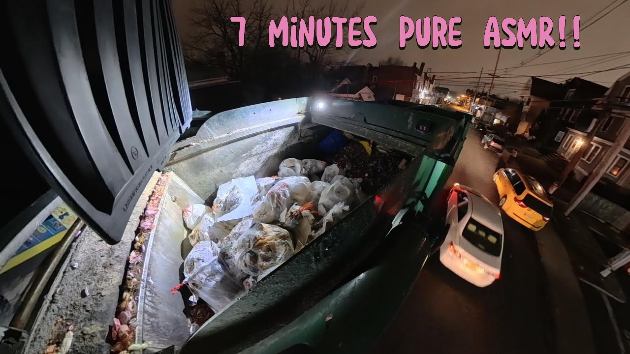 Front Loaders Slamming Bins | ASMR 🔉