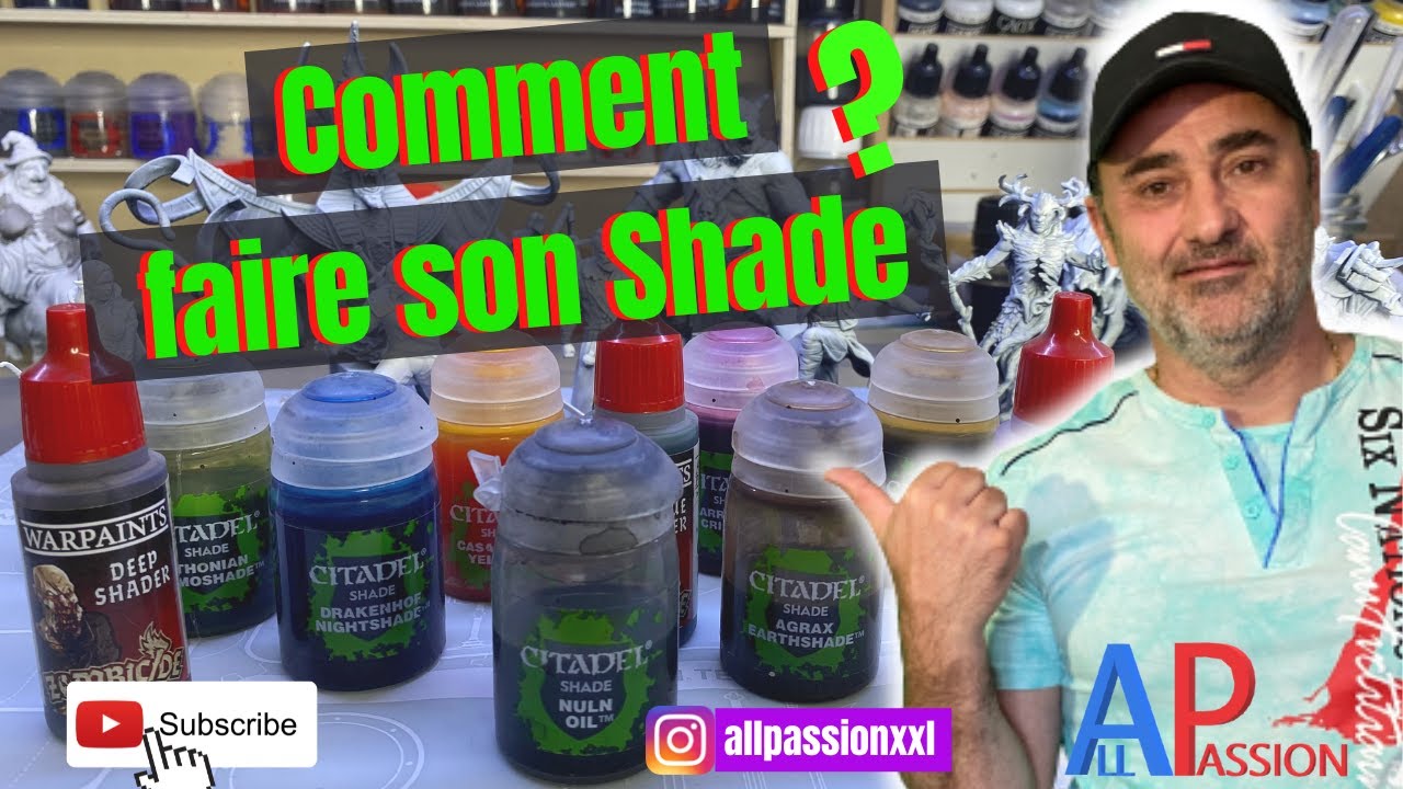 TUTO Comment faire du shade facilement / lavis / peinture figurine / peinture diorama