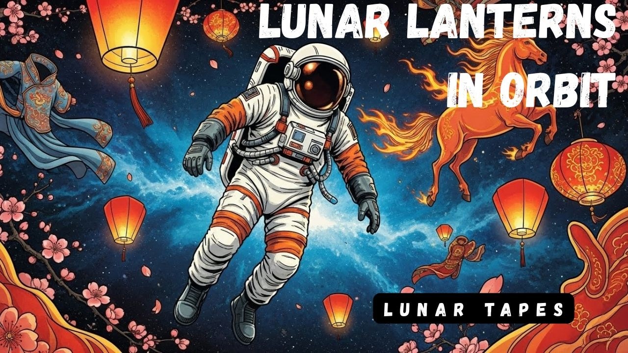 Lunar Lanterns in Orbit 🏮 Space Lofi Hip Hop - Chinese New Year Beats to Study / Relax / Focus
