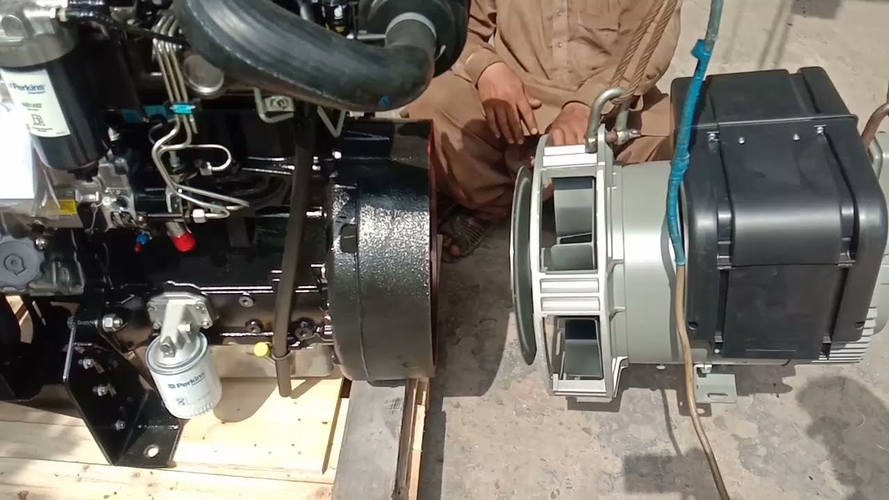 perkins diesel generator coupling with leroy somer alternator