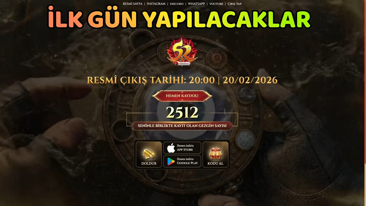 SİLKROAD ORİGİN MOBİL TÜRKİYE OYUNA GİRİŞTE YAPILACAK OLANLAR