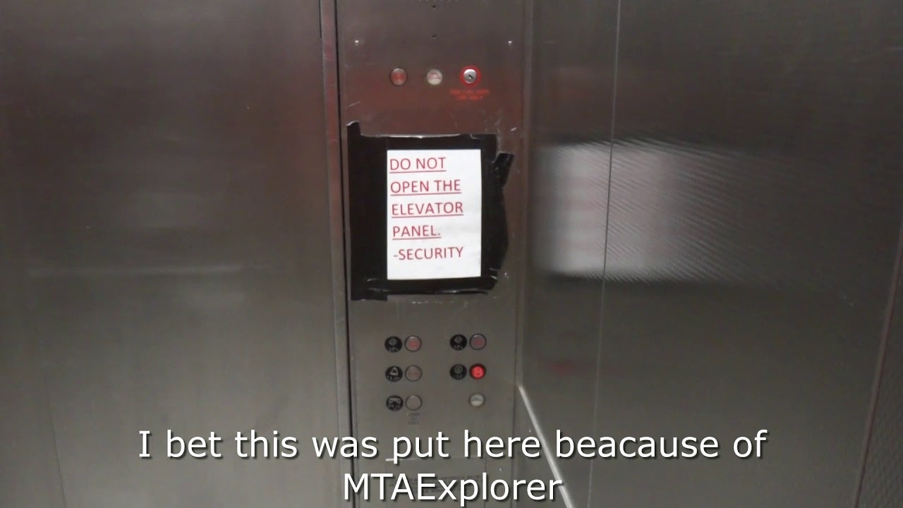 Marriot Marquis New York Schindler Miconic 10 Service Elevators