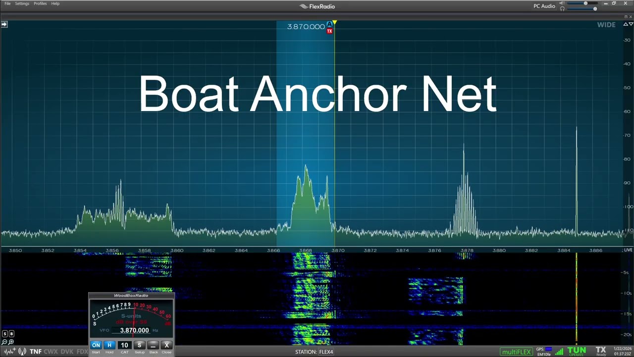 Live Podcast of the Wednesday 3870 Boat Anchor Net for January 21, 2026