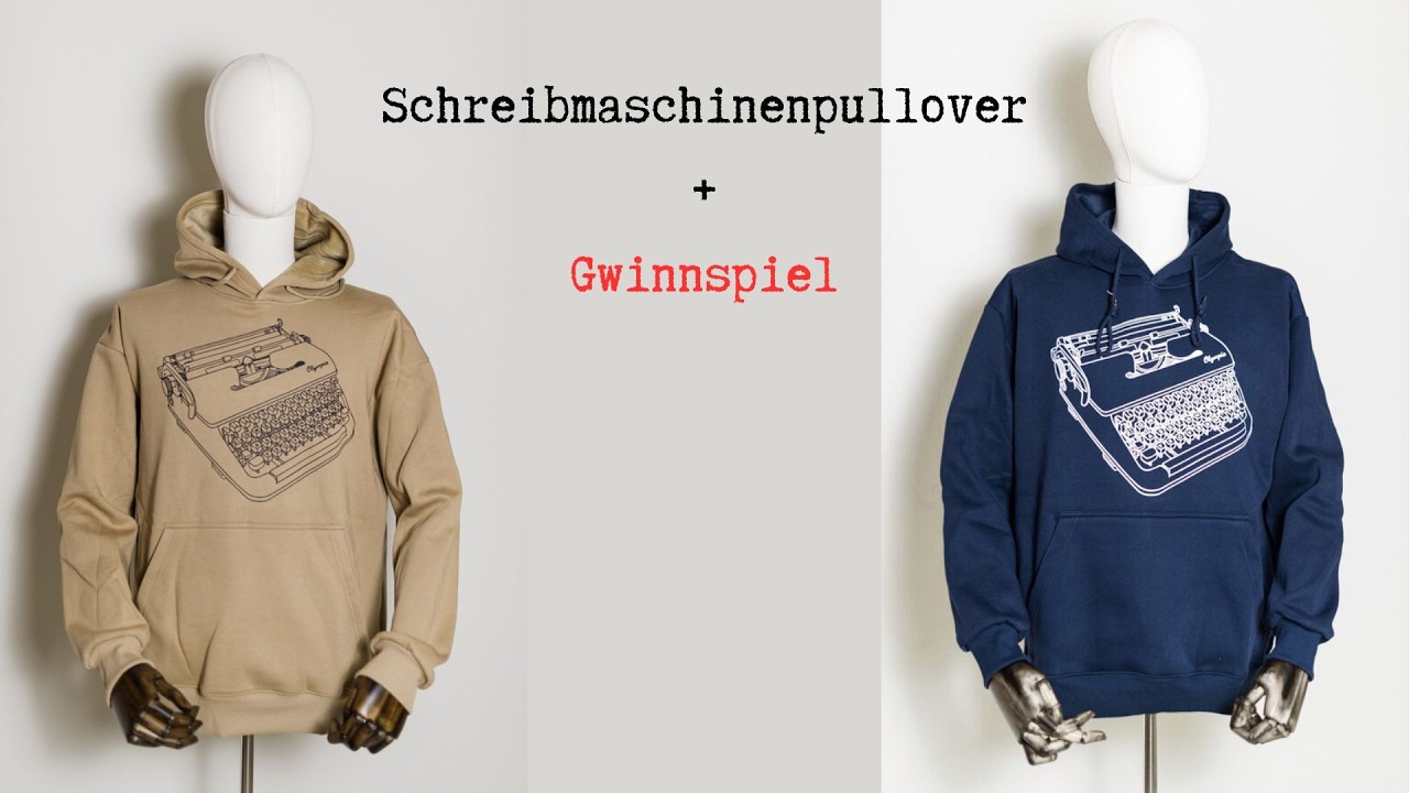 Mein Schreibmaschinenpullover + GEWINNSPIEL