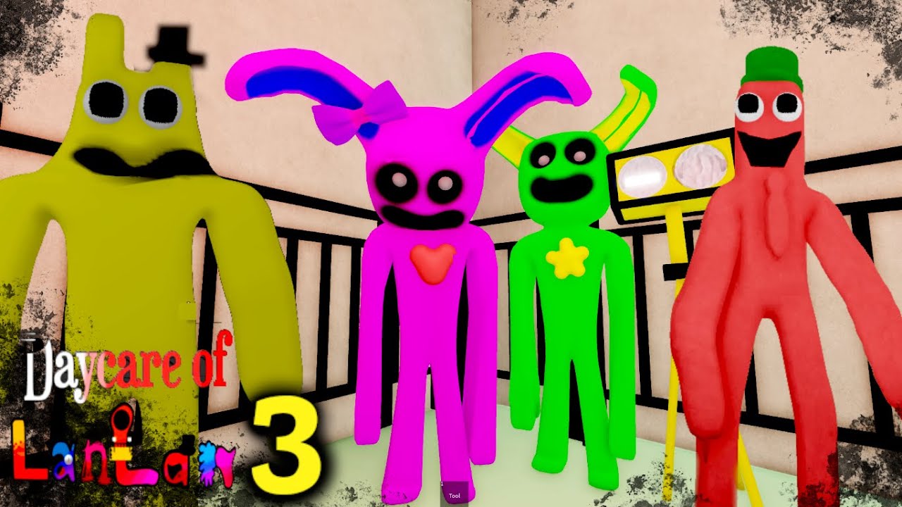 DAYCARE OF LANLAN CHAPTER 3!! New chapter roblox mascot game || Full game.