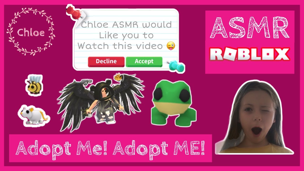 Roblox ASMR - Adopt Me video - Come Trade with me! | ChloeASMR