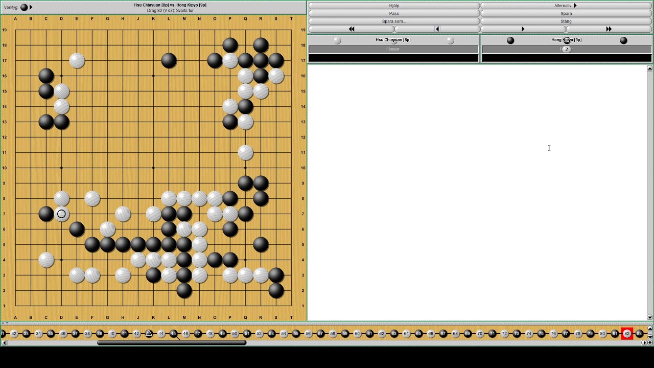 22nd Nongshim Cup Game 2 Hong Kipyo (Korea) VS Hsu Chiayuan (Japan)