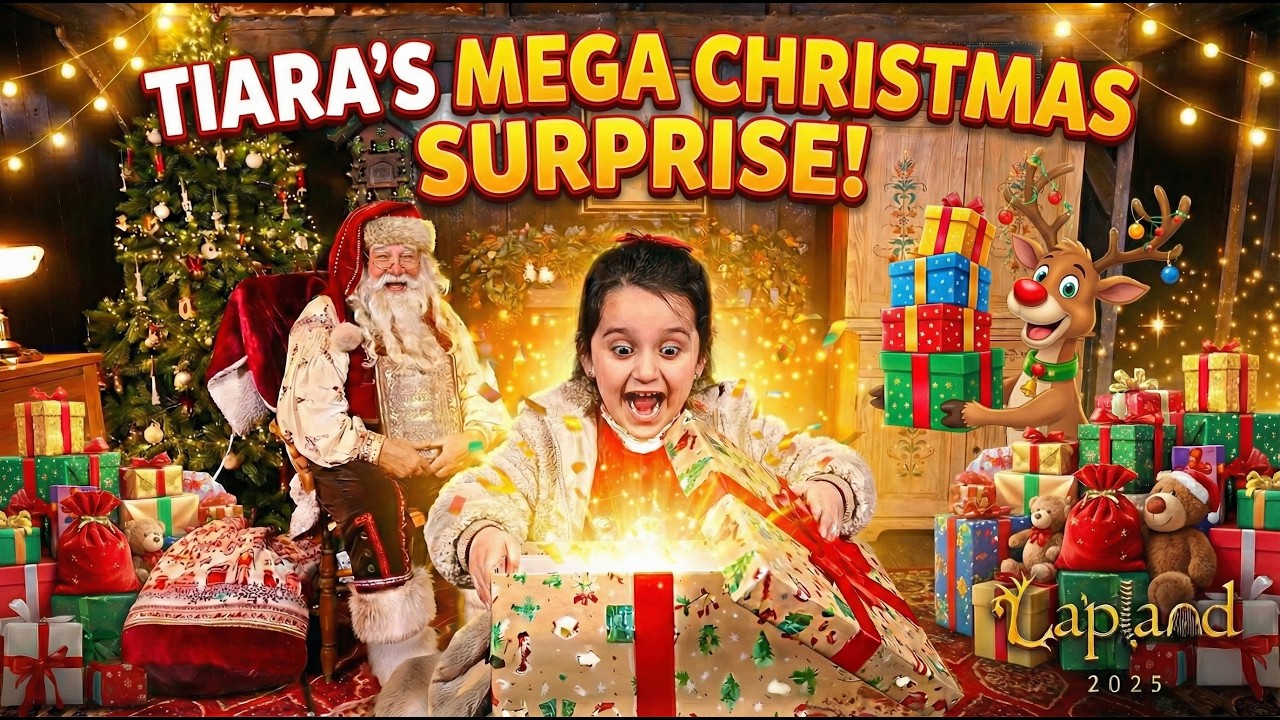 Magical Christmas Morning with Santa Claus! 🎁 Tiara Kids TV