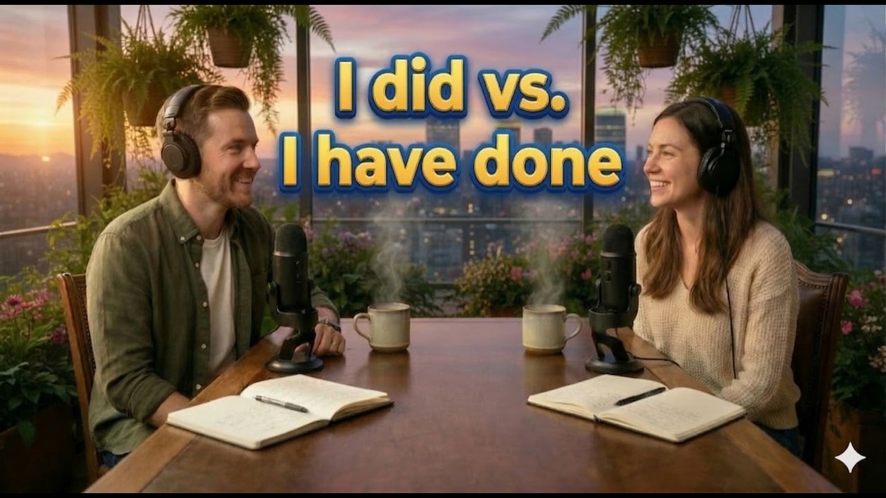 I did vs. I have | Present Perfect or Past Simple | Daily English Speaking Practice