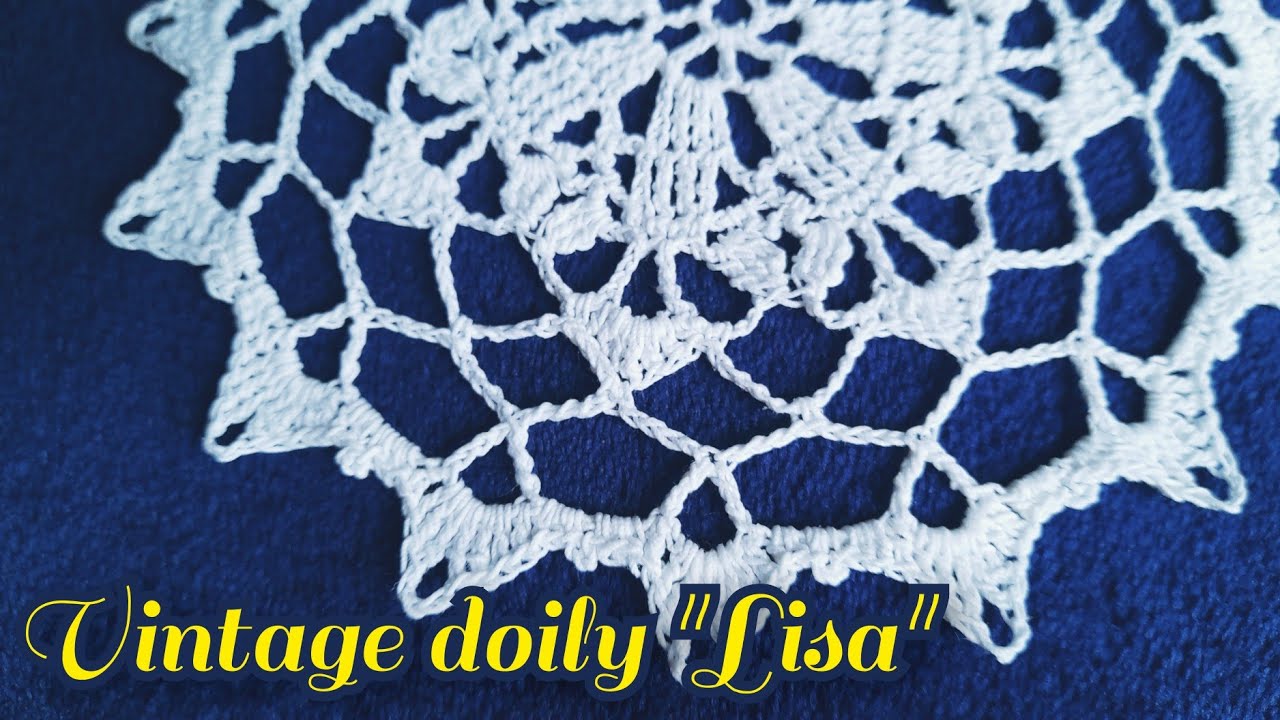 Vintage crochet doily 