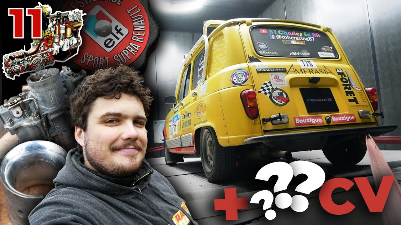 60CV dans la 4L !? Amédée GORDINI n'a qu'à bien se tenir. (SWAP Carbu Zenith 32 R5 GTL) | EP11