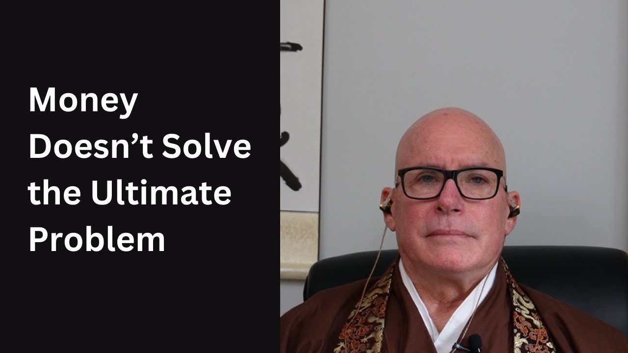 Money Doesn't Solve the Ultimate Problem