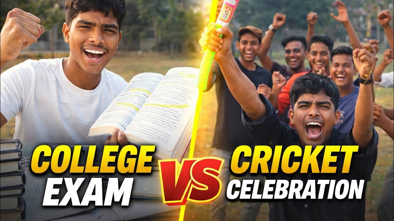 Cricket Comedy: Celebrating the Internal ExamVictory!