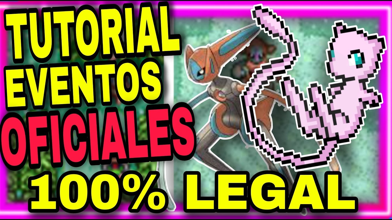 Como HACER LOS EVENTOS EXCLUSIVOS DE POKEMON ESMERALDA 100% LEGAL