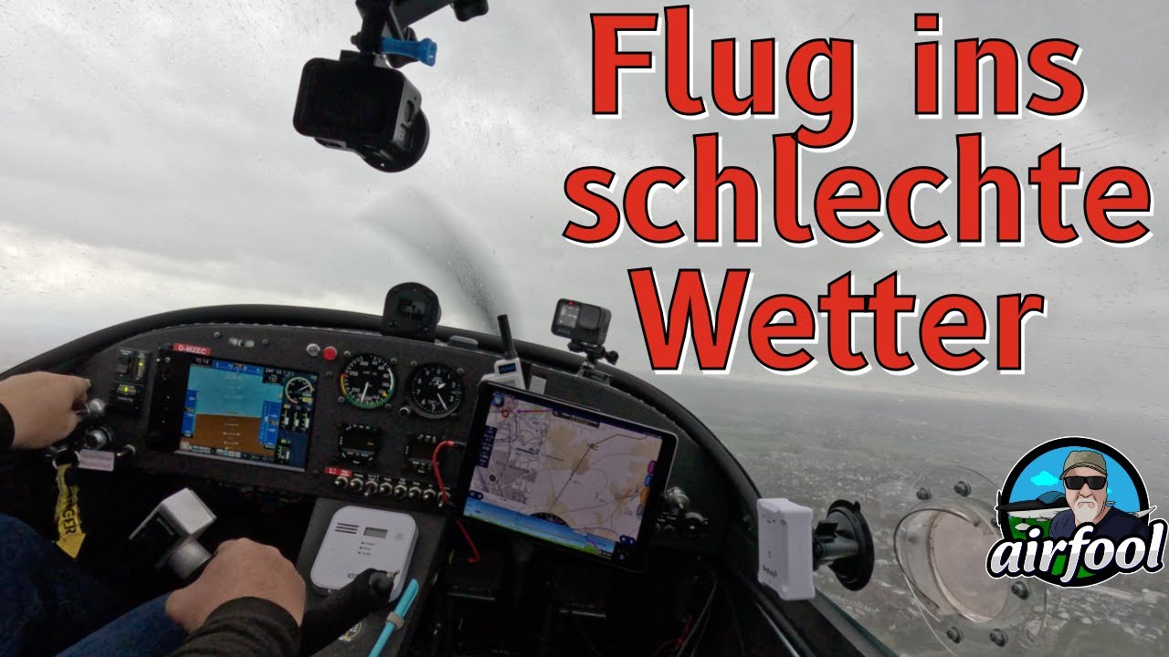 Flug ins schlechte Wetter. Wie dumm kann man sein?
