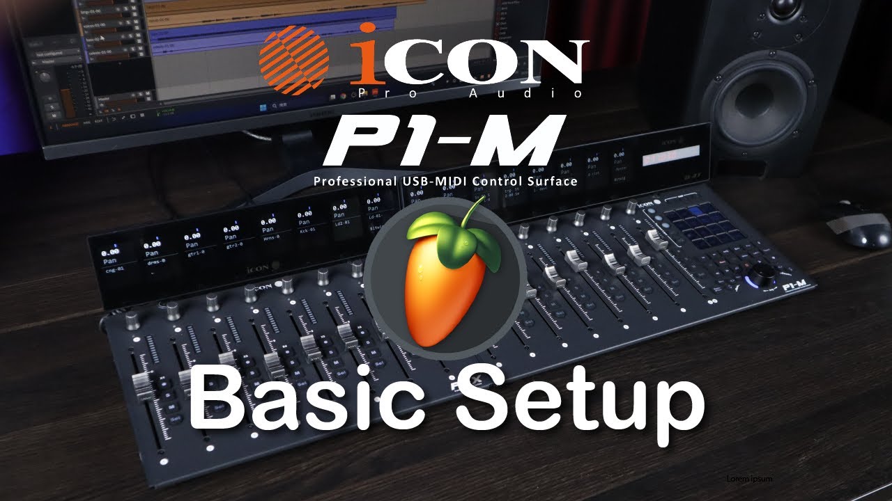 P1-M DAW Controller Basic Setup with FL Studio