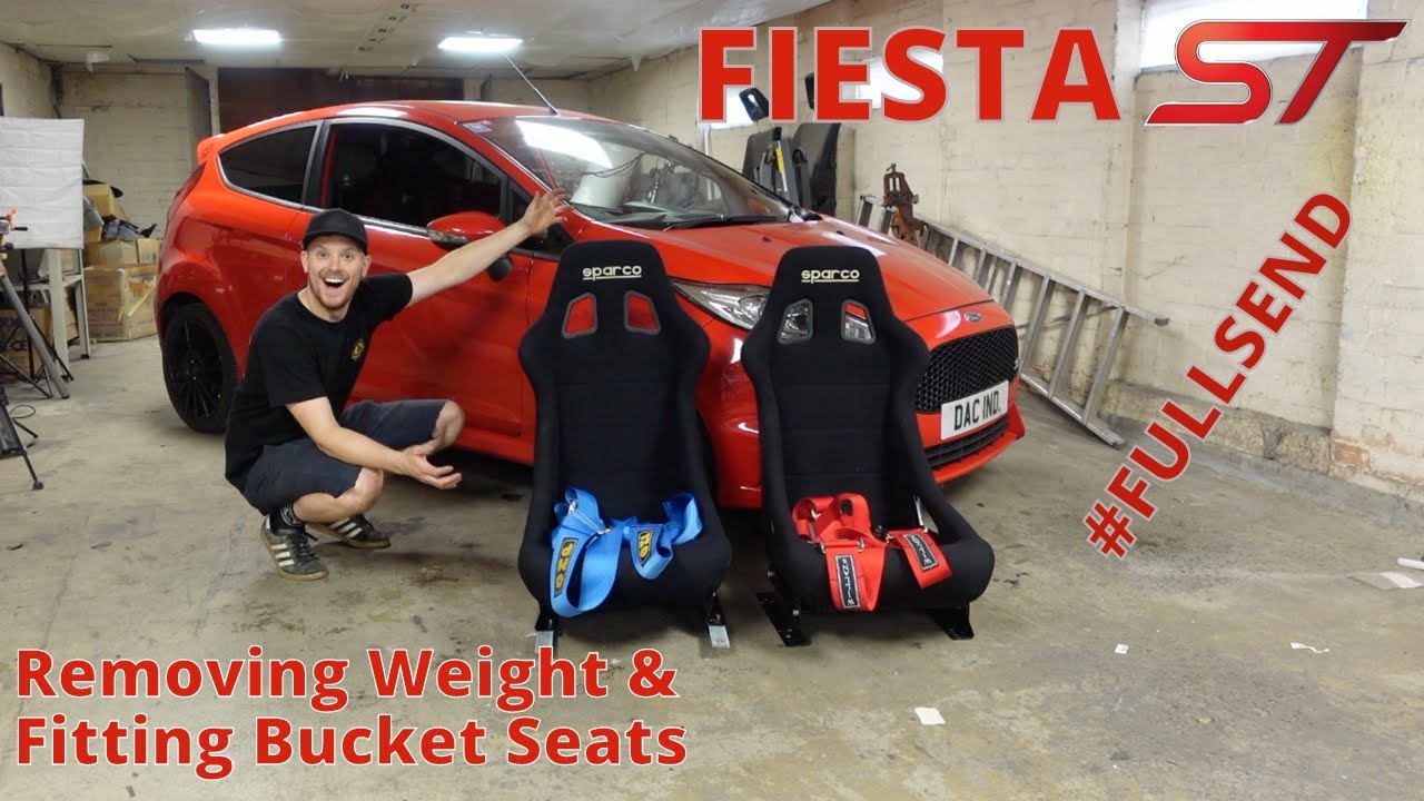 Removing Weight From The Car & Fitting Bucket Seats - Ford Fiesta ST180 Track Race Car