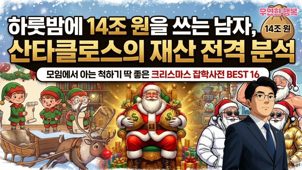 🎄하룻밤에 14조 원을 쓰는 남자, 🎅🏻산타클로스의 재산 전격 분석