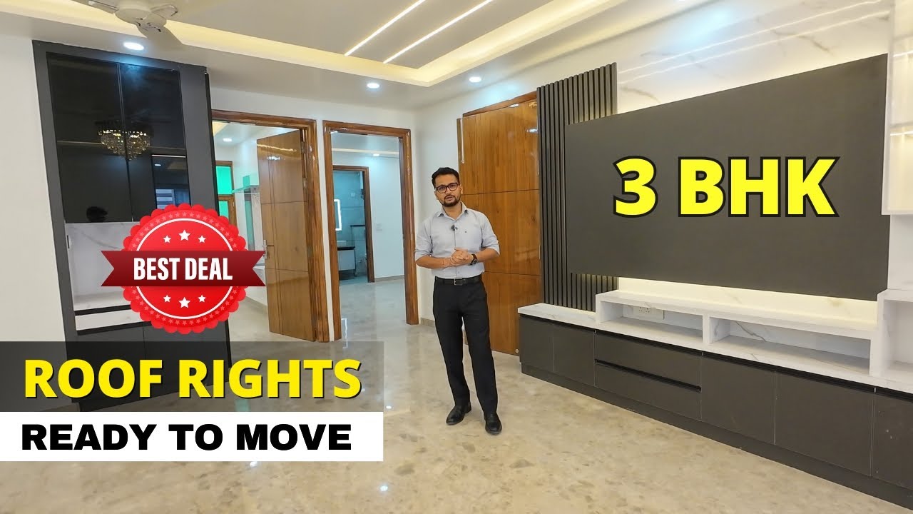 FREEHOLD 3bhk DDA Approved Builder Floor for sale in Dwarka Sector 8 with ROOF RIGHTS #hometour
