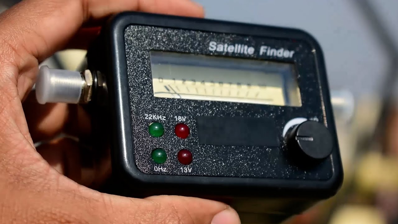 Analog Satellite Finder Meter सैटेलाइट फाईन्डर मीटर डिश अलाइन इन हिंदी