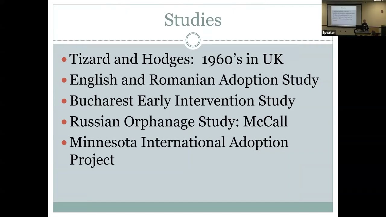 Early life deprivation and later development
