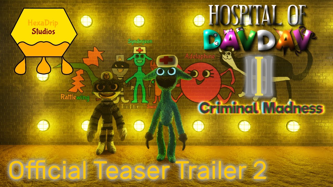 Hospital of Davdav 3: Criminal Madness (Old Version) - Official Teaser Trailer (Quality)