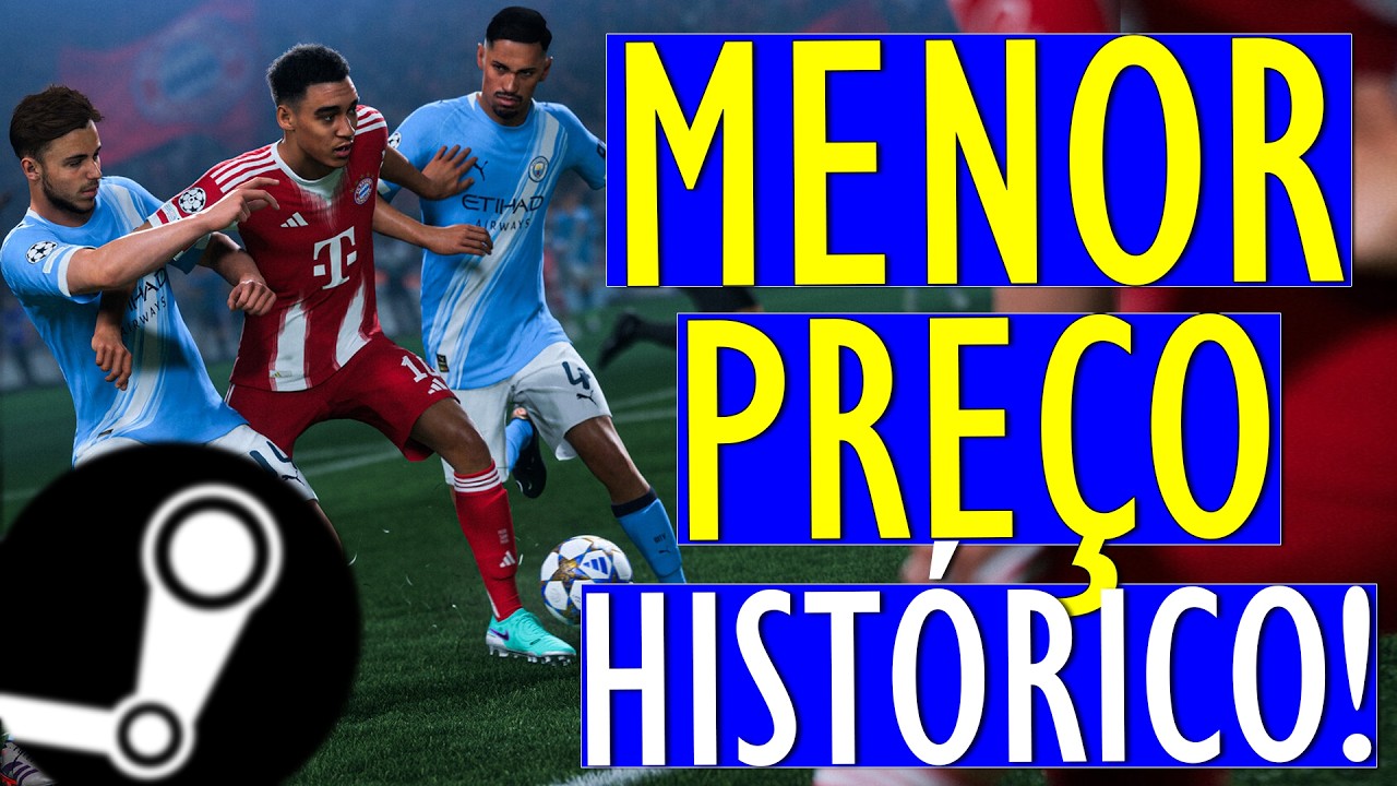 ALERTA de MENOR PREÇO HISTÓRICO! Jogos com até 90% de DESCONTO na STEAM