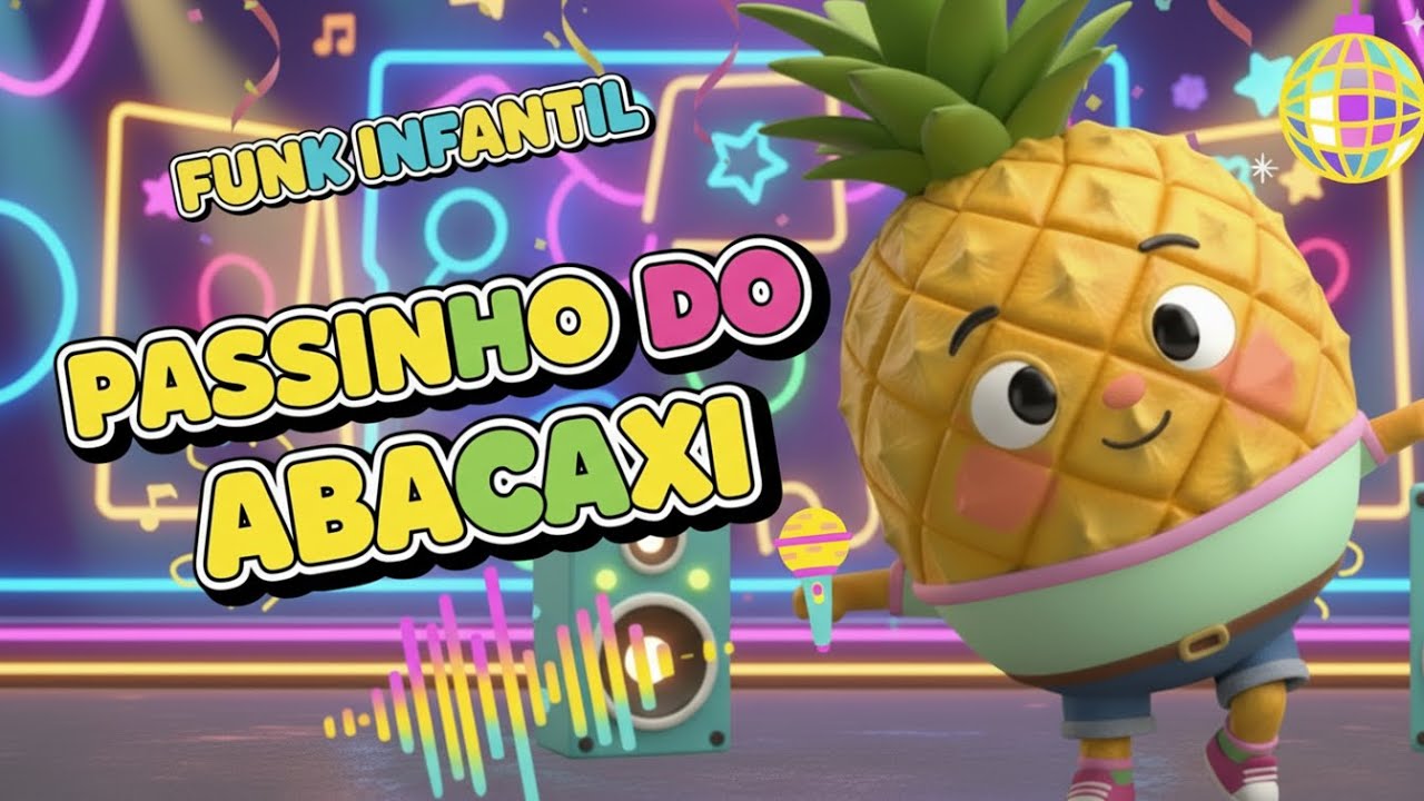 🍍🎶 PASSINHO DO ABACAXI 🎶🍍funk infantil leve