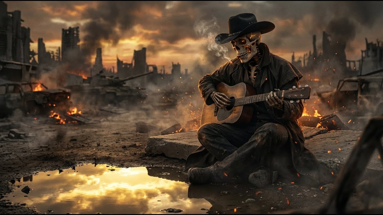 The Graves Never Acquit 🔥 Dark Country Western Mix | Skeleton Outlaw & Wolf