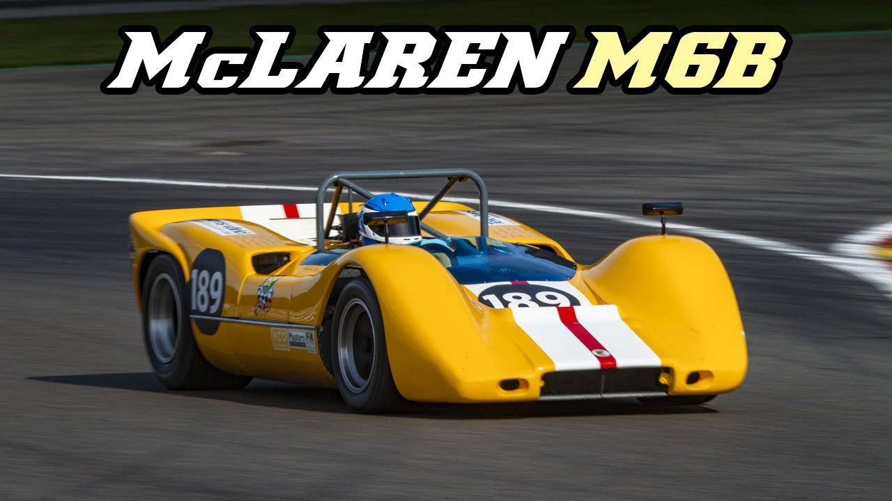 1968 McLaren M6B | Brute CanAm power | High speed V8 flybys
